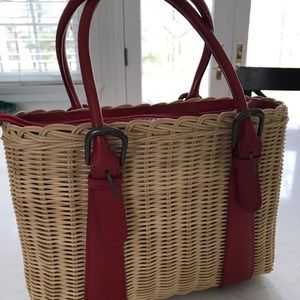 Cynthia Rowley Wicker Handbag